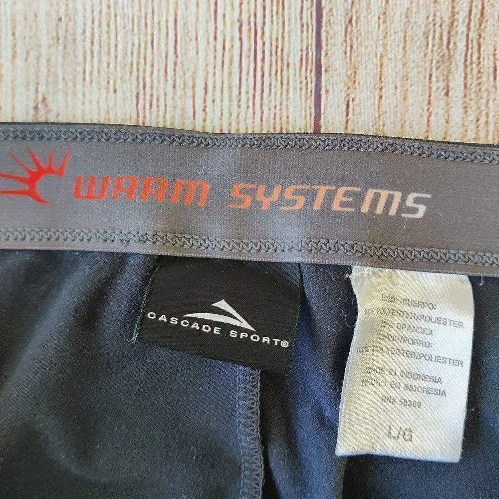 Cascade Sport Speed-Dri warm system athletic legging sz L